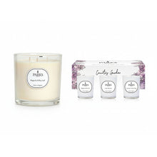 Parks London Magnolia and Bay Leaf 650g Candle Magnolia & Trio Votives Set 1