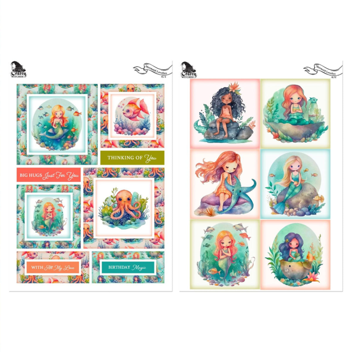 The Crafty Witches Mermaid Lovelies Digital Collection