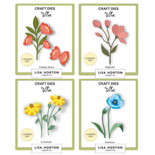 Lisa Horton Crafts Layering Dies - Anemone, Echinacea, Magnolia and Fantasy Blooms