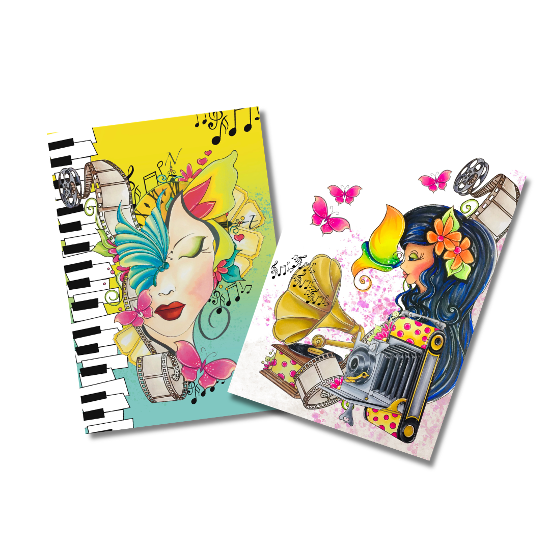 JMC Designs Musicality Rice Papers - 4 Papers