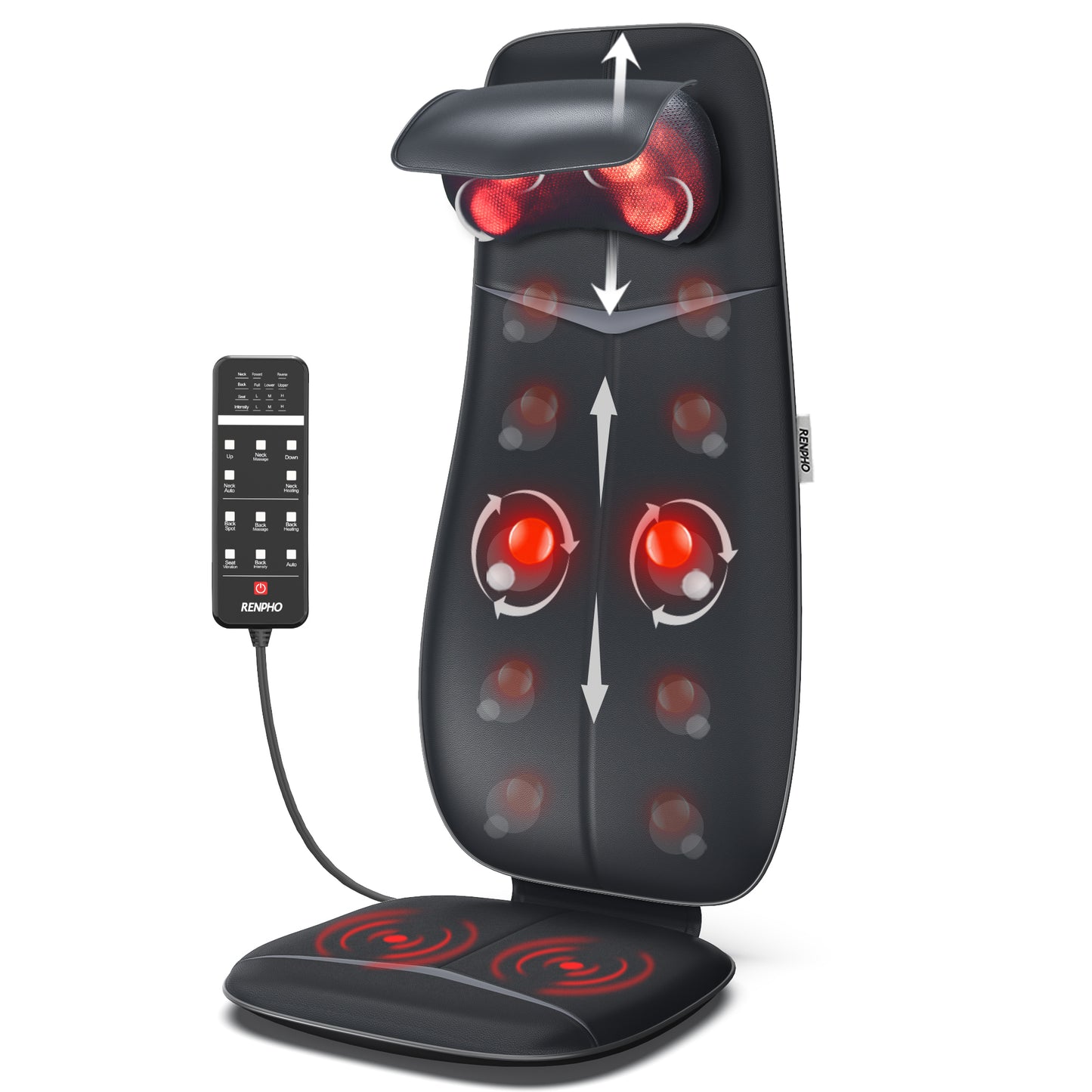 Renpho Shiatsu Neck and Back Massage Cushion