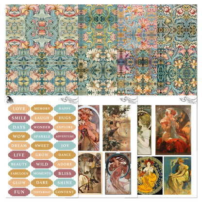 The Crafty Witches Nouveau Sweet Junk Journal Digital Collection