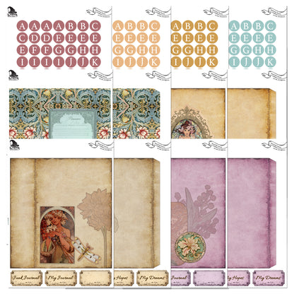 The Crafty Witches Nouveau Sweet Junk Journal Digital Collection