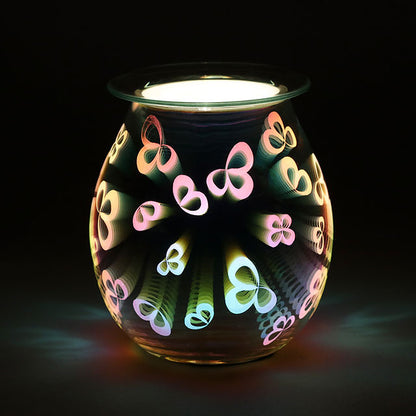 Something Different 3D Flower Petal Light Up Electric Oil Burner