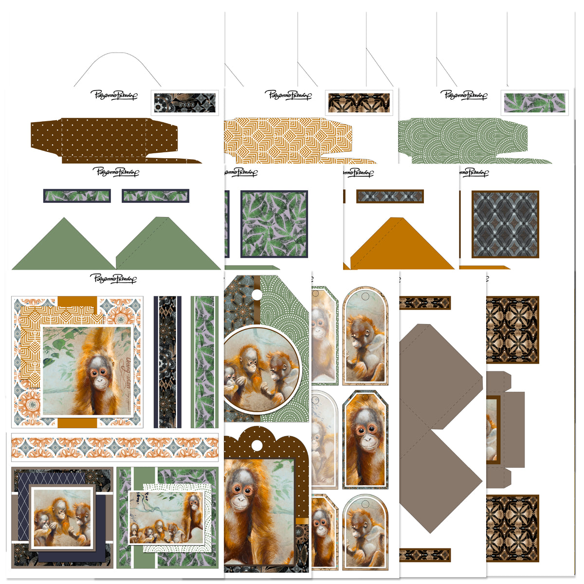 The Crafty Witches Pollyanna Pickering's Orangutan Buffonery  Digital Collection