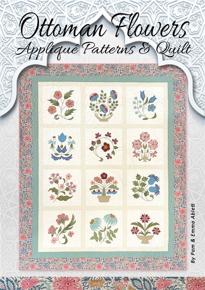 Quilter's Trading Post Ottoman Flowers Applique Book