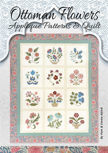 Quilter's Trading Post Ottoman Flowers Applique Book