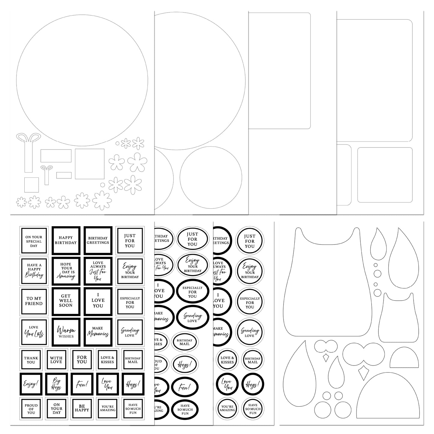 The Crafty Witches Owl Magical Digital Templates & Papers Collection