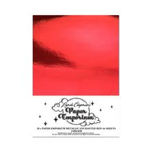 Lynda Chapman's Paper Emporium Metallic card Red 20 x A4 sheets 240gsm