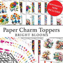 The Crafty Witches Paper Charms Toppers Bold & Bright Digital Collection