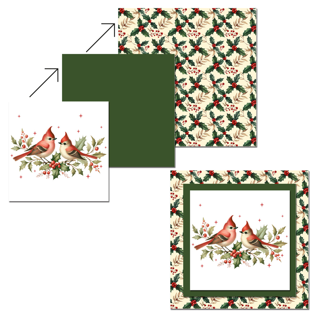 The Crafty Witches Paper Charms Festive Memories Toppers Digital Collection