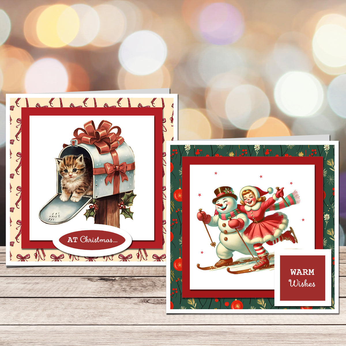 The Crafty Witches Paper Charms Festive Memories Toppers Digital Collection