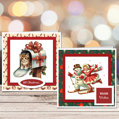 The Crafty Witches Paper Charms Festive Memories Toppers Digital Collection
