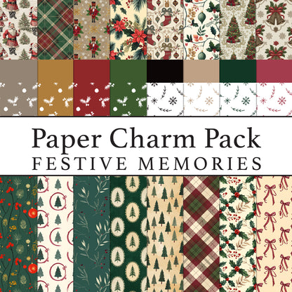 The Crafty Witches Paper Charms Festive Memories Papers Digital Collection