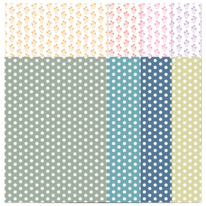The Crafty Witches Paper Charms Dainty & Ditsy Papers Digital Collection