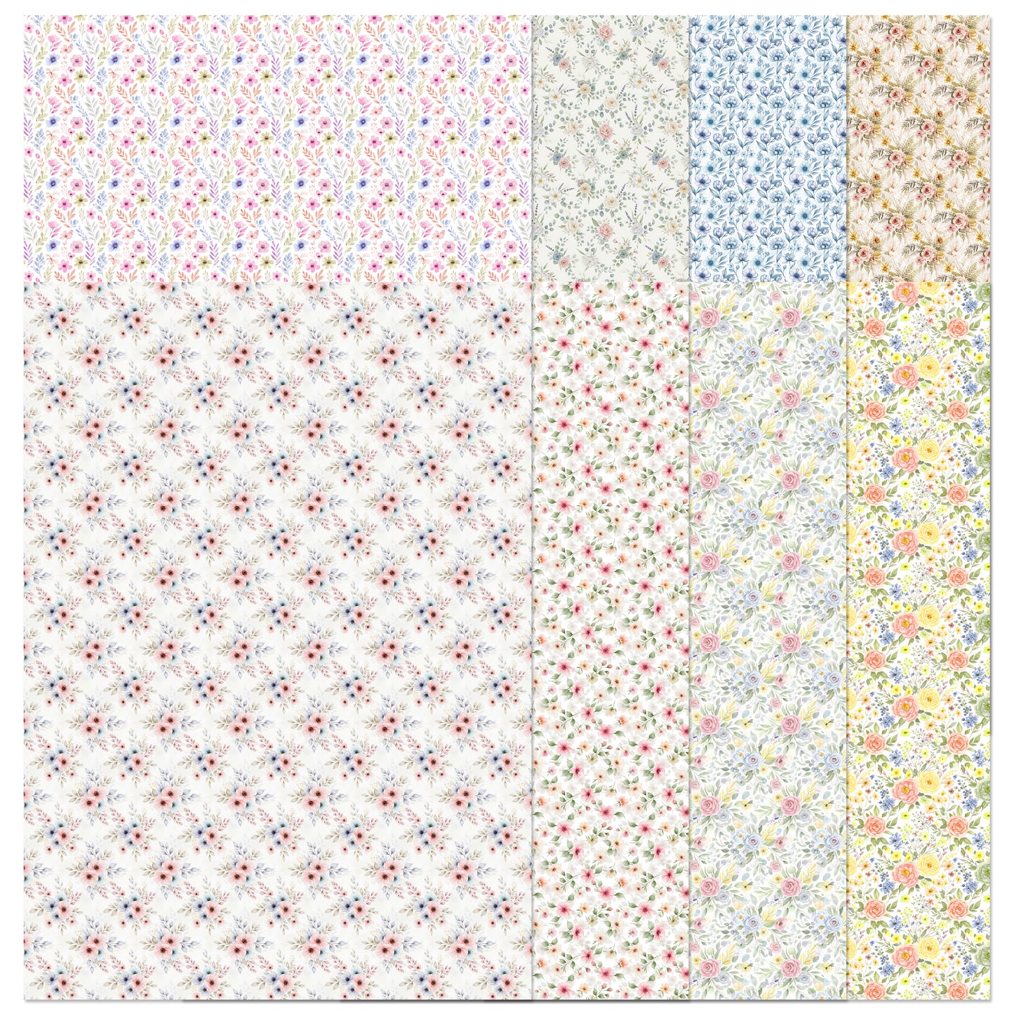The Crafty Witches Paper Charms Dainty & Ditsy Papers Digital Collection