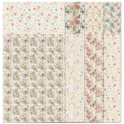 The Crafty Witches Paper Charms Shabby Chic Papers Digital Collection