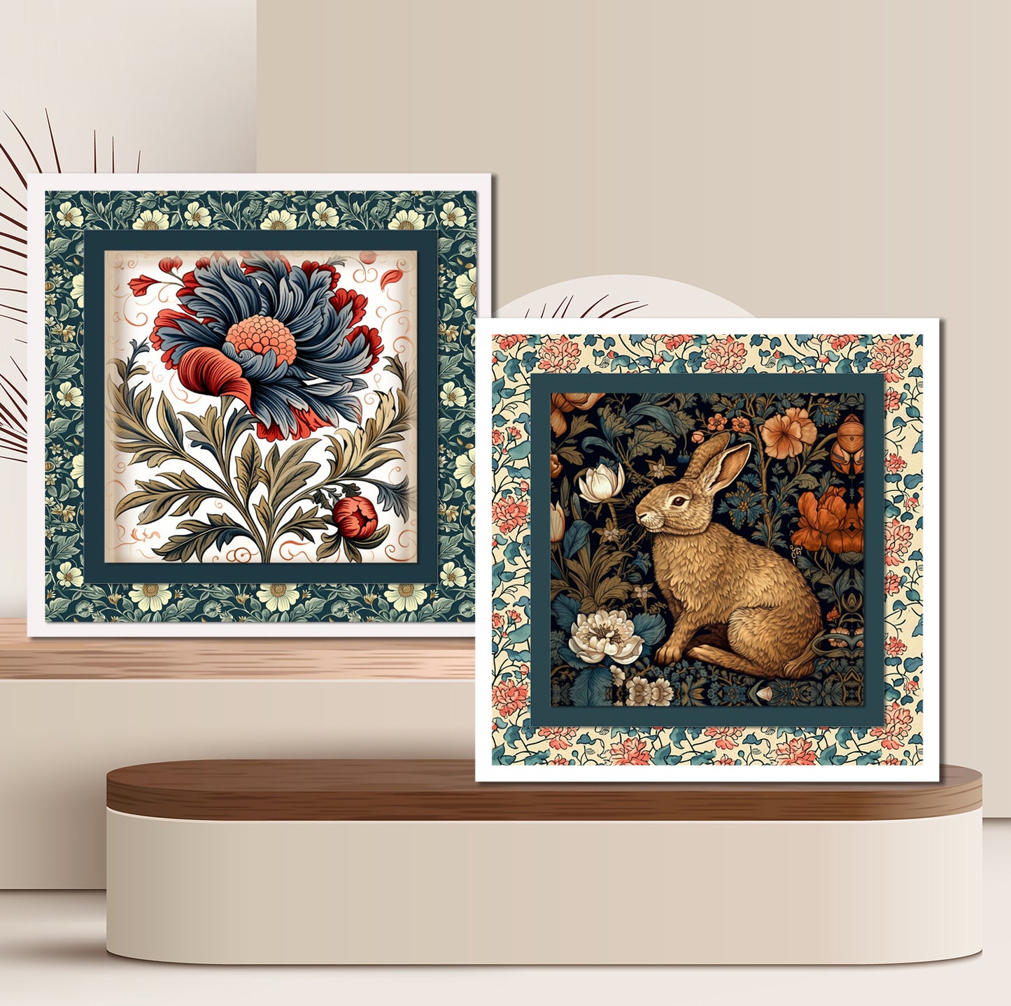 The Crafty Witches Paper Charm Timeless Art Decorative Papers Digital Kit | FREE Crafting Download