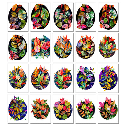The Crafty Witches Paper Potions Exotic Blooms Toppers Digital Collection