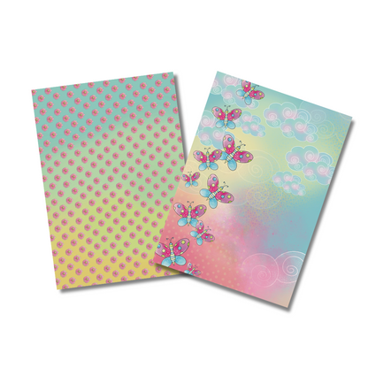 JMC Designs A4 Pastel Petals Paper Pack - 25 Papers