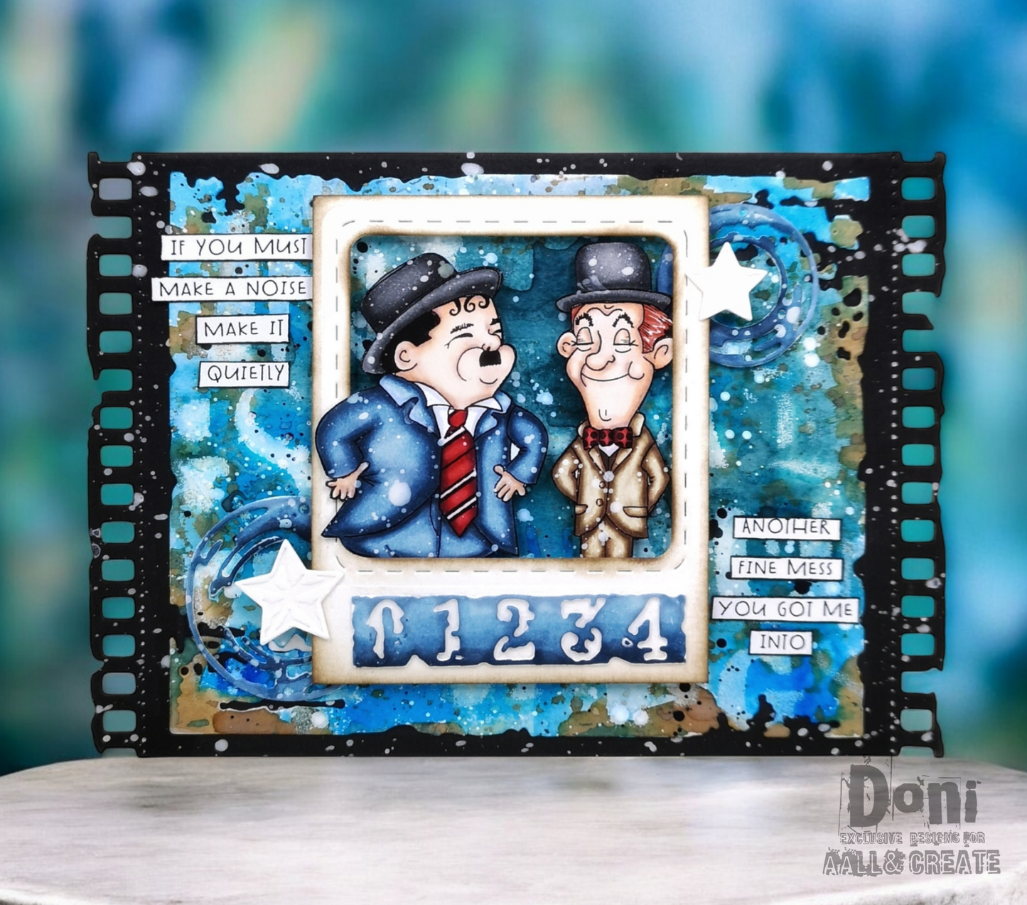 AALL & Create Die-Cutting Die Set - #DI-92 Retro Numbers