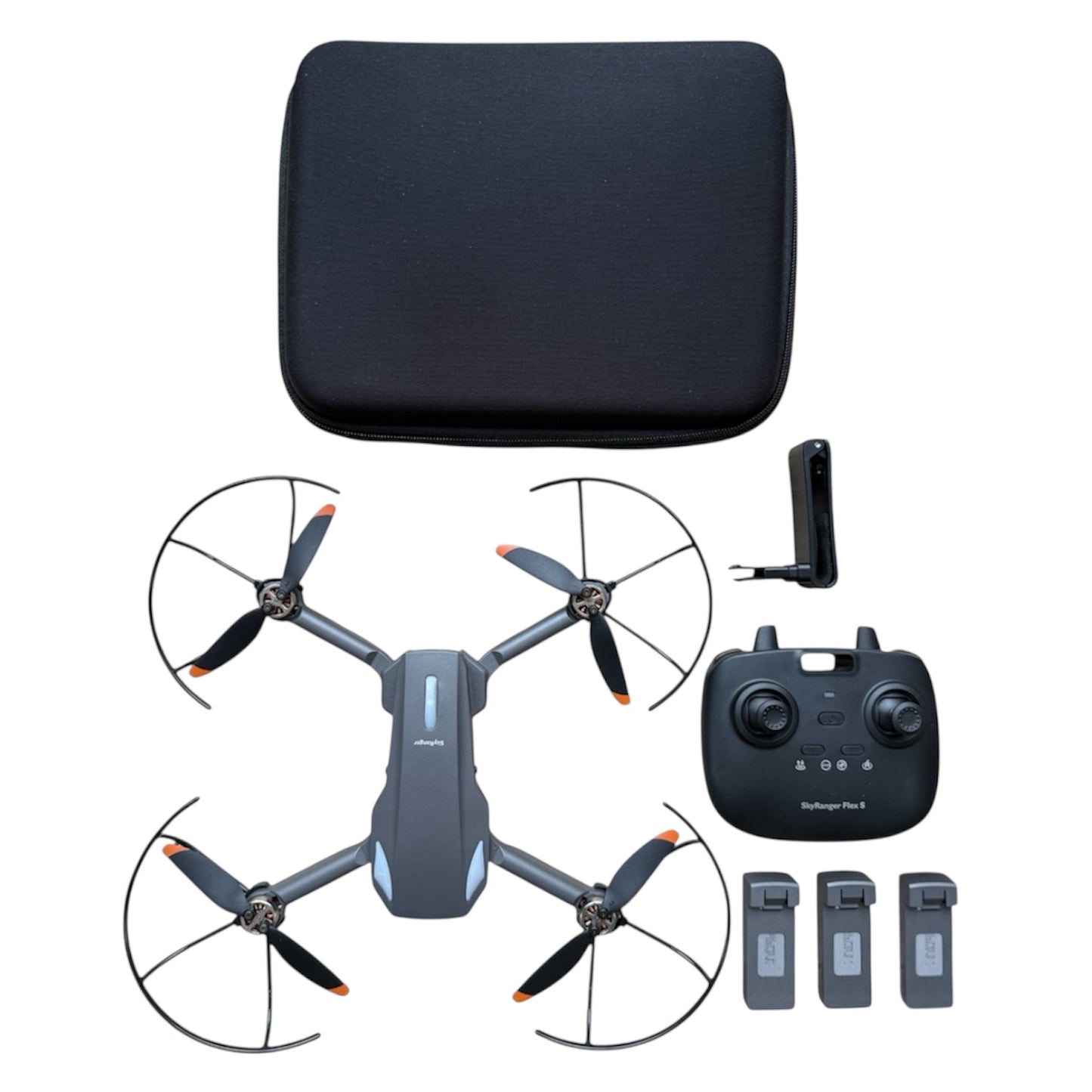 RDM F15 Pro - HD MEGA Drone Bundle (HD Drone, Brushless Motors, Case & 2 Extra Batteries)