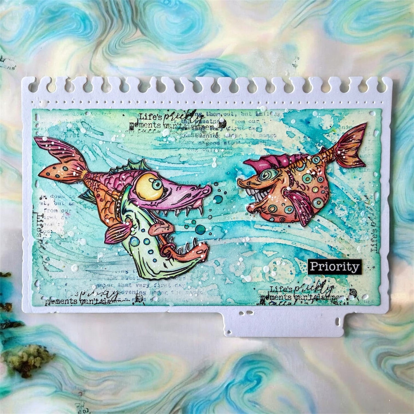 AALL & Create Die-Cutting Die Set - Spilled Feelings #DI-107