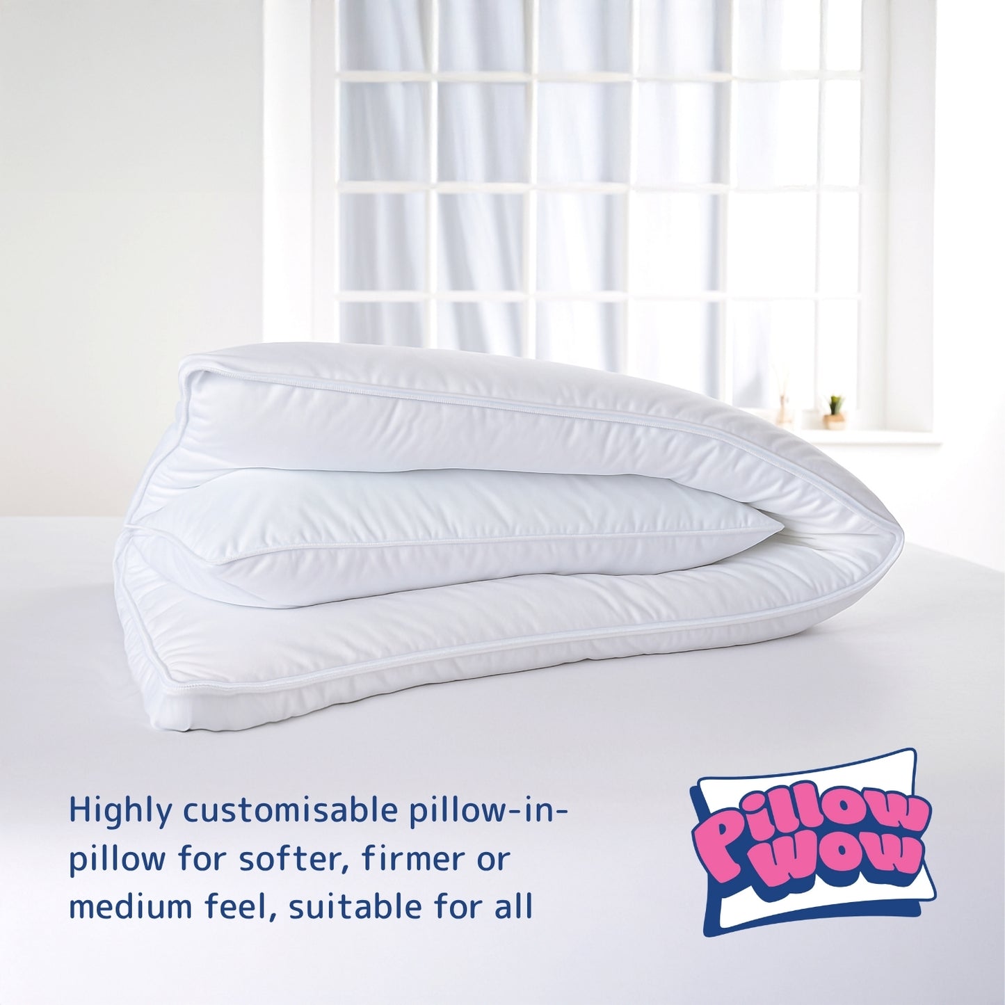 Pillow-Wow Adjustable Pillow - Buy 1 Get 1 FREE