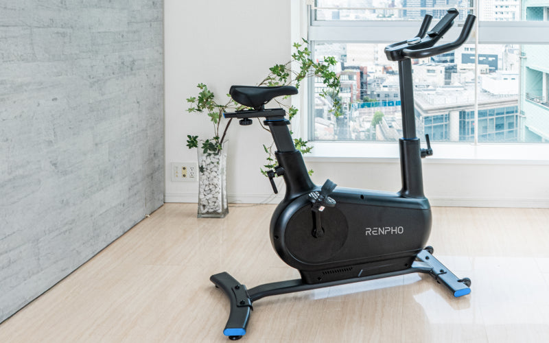RENPHO AI Smart Exercise Bike Indoor Cycling Bike with Auto Resistance