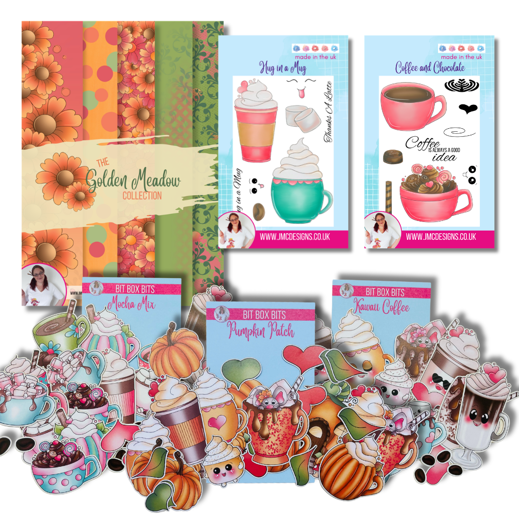 JMC Designs Pumpkin Spice Latte Collection - Stamps, Ephemera & Paper