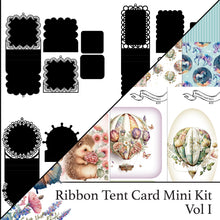 The Crafty Witches Ribbon Tent Cards Vol I with Digital Mini Kit SVG Files