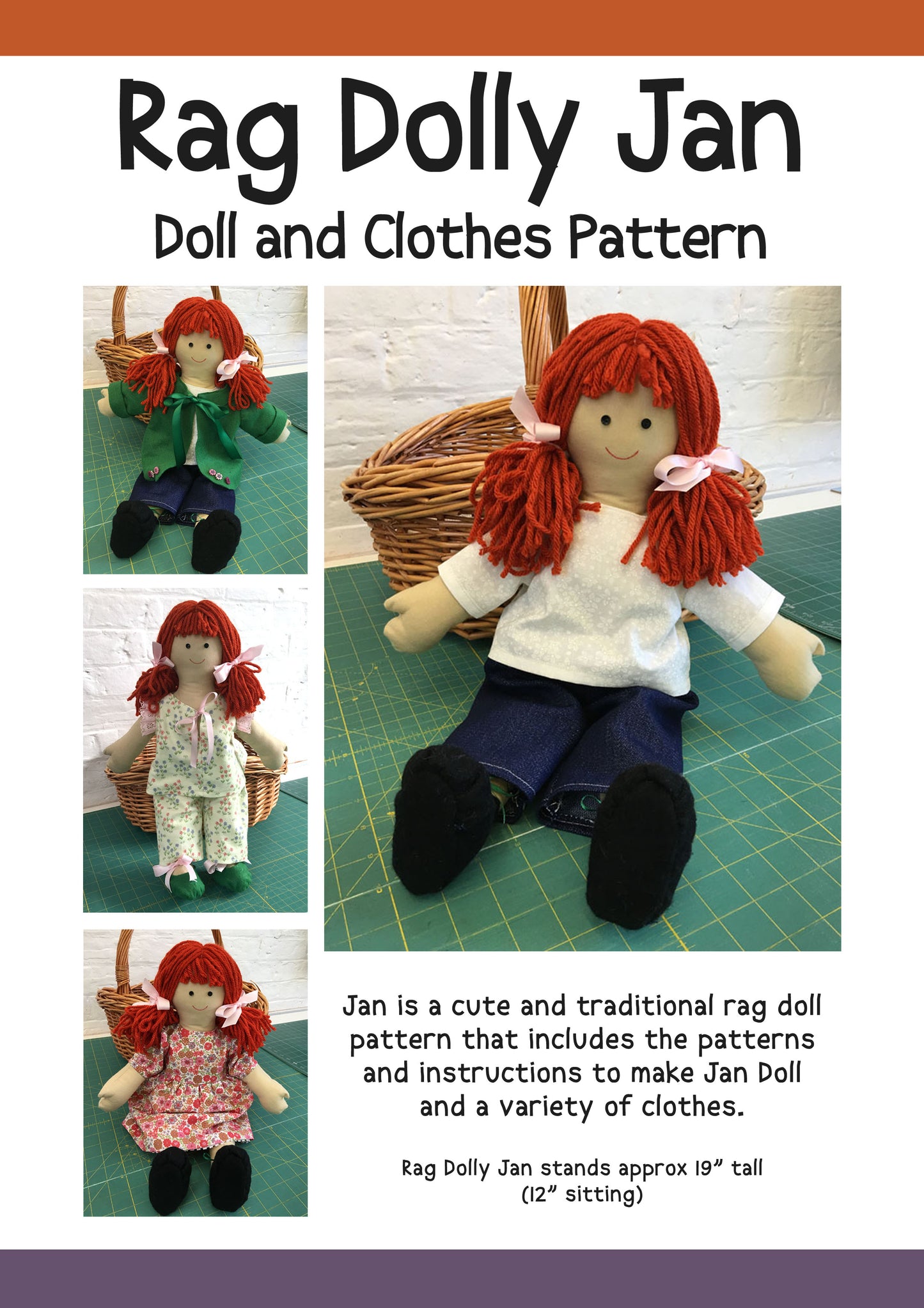 Quilter's Trading Post Rag Dolly Jan Pattern