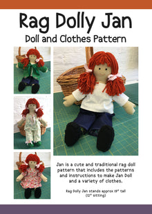 Quilter's Trading Post Rag Dolly Jan Pattern