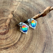 Canadian Ammolite Gems by Kenneth Bradley ‘Riley’ Earrings