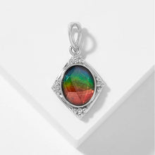 Canadian Ammolite Gems by Kenneth Bradley ‘Riley’ Pendant