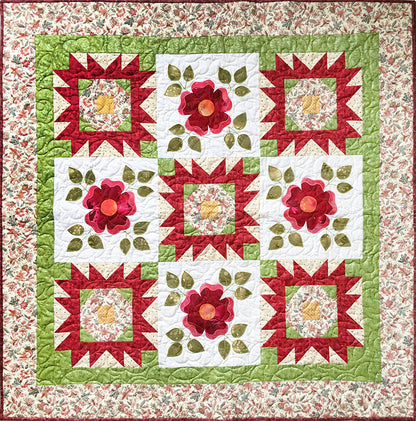 Quilter's Trading Post Flowers United Applique Blocks Pattern
