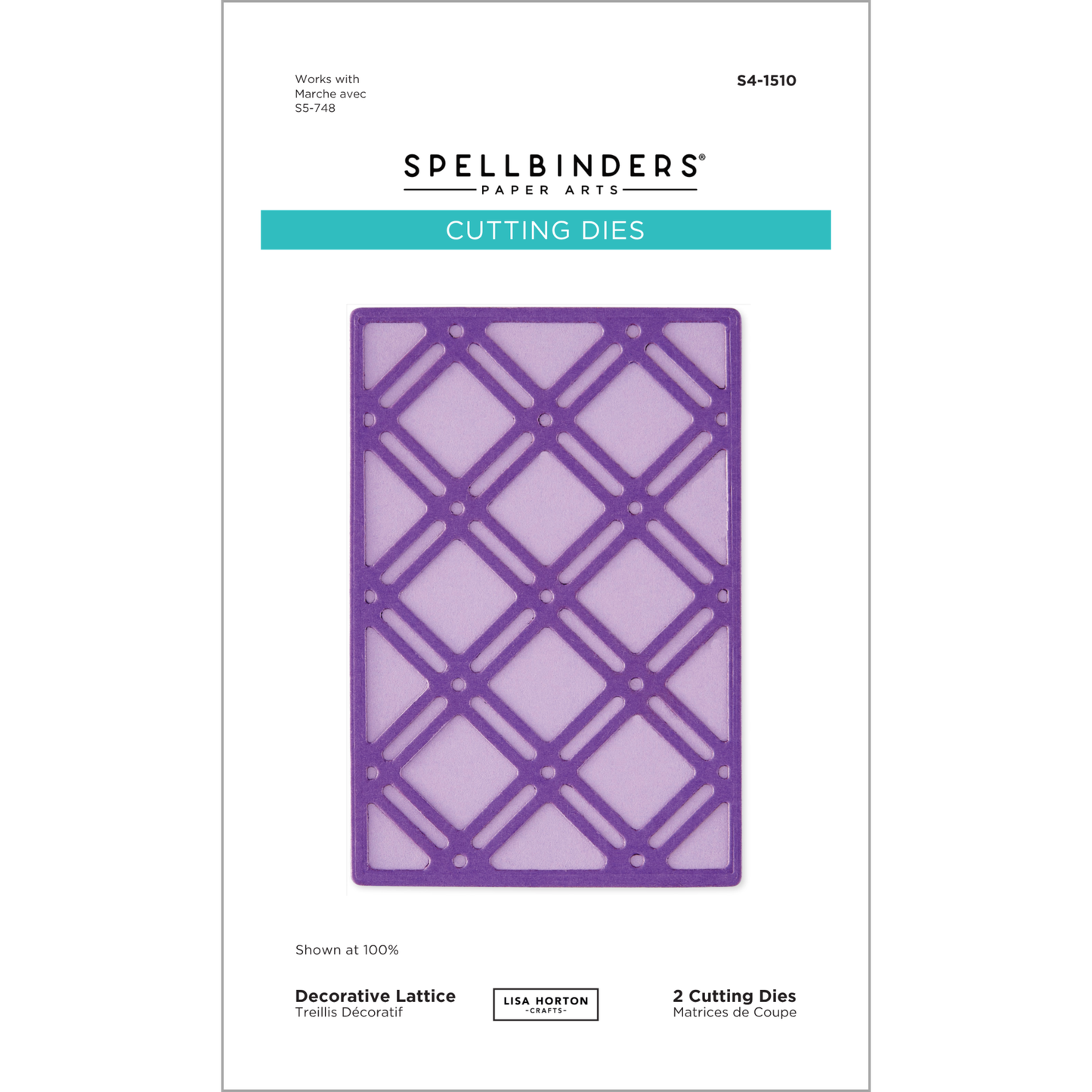 Spellbinders Decorative Lattice Dies from the Summertime Collection by Lisa Horton