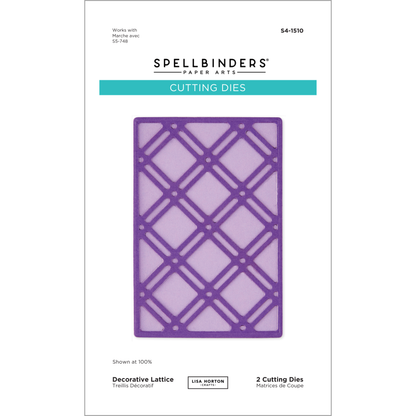 Spellbinders Decorative Lattice Dies from the Summertime Collection by Lisa Horton