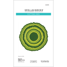 Spellbinders Ripped Edge Circles Dies from the Summertime Collection by Lisa Horton