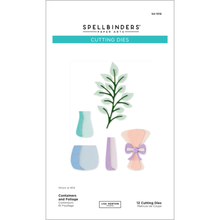 Spellbinders Containers and Foliage Dies from the Summertime Collection by Lisa Horton