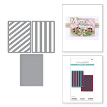 Spellbinders Lots of Stripes Etched Dies from the All About Christmas Collection by Lisa Horton