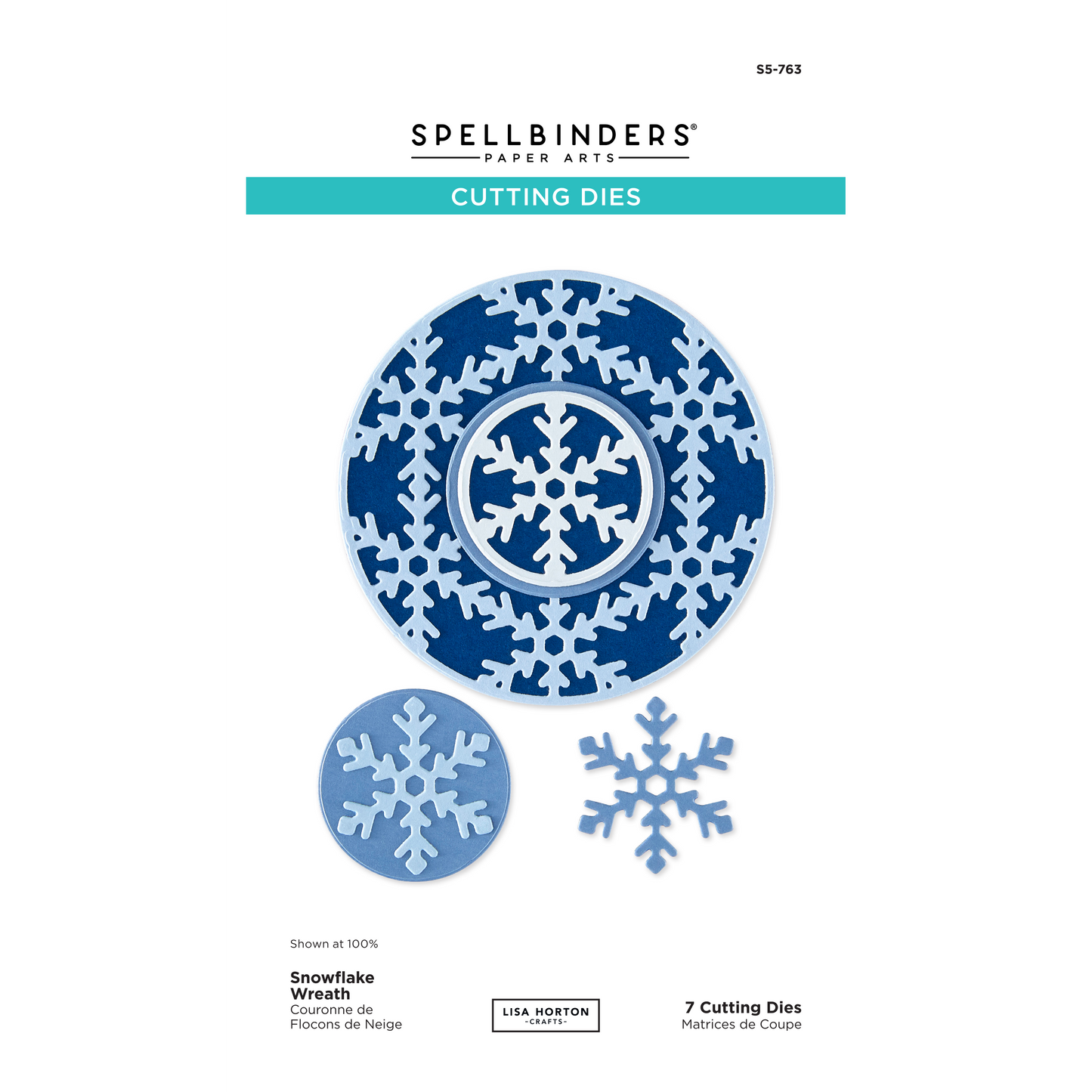 Spellbinders Snowflake Kisses Collection Stamps and Dies Bundle