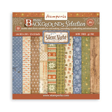 Stamperia Silent Night 12"x12" Backgrounds Pad - 10 Double Sided Sheets