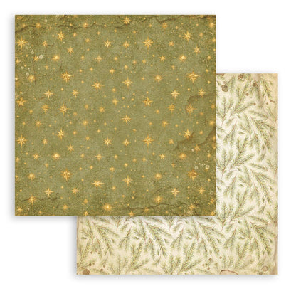 Stamperia Silent Night 12"x12" Backgrounds Pad - 10 Double Sided Sheets