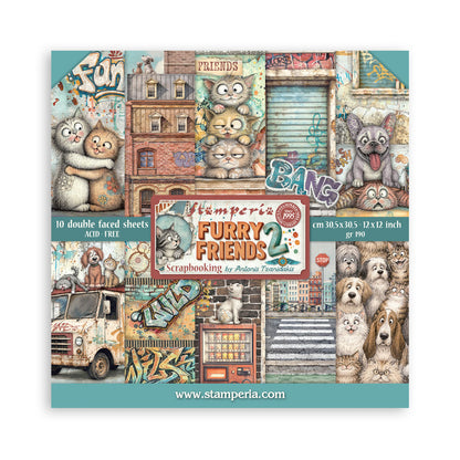 Stamperia Furry Friends 2 Collection
