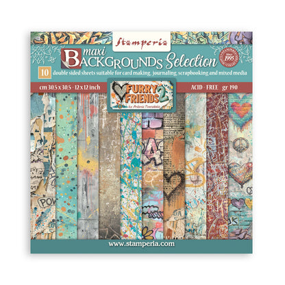 Stamperia Furry Friends 2 Collection