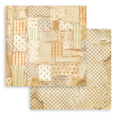 Stamperia Silent Night 8"x8" Backgrounds Pad - 10 Double Sided Sheets