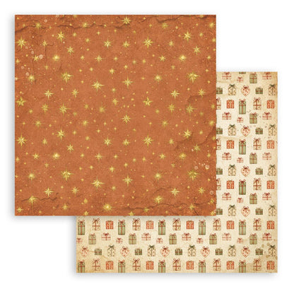 Stamperia Silent Night 8"x8" Backgrounds Pad - 10 Double Sided Sheets