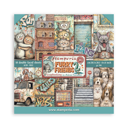 Stamperia Furry Friends 2 Collection