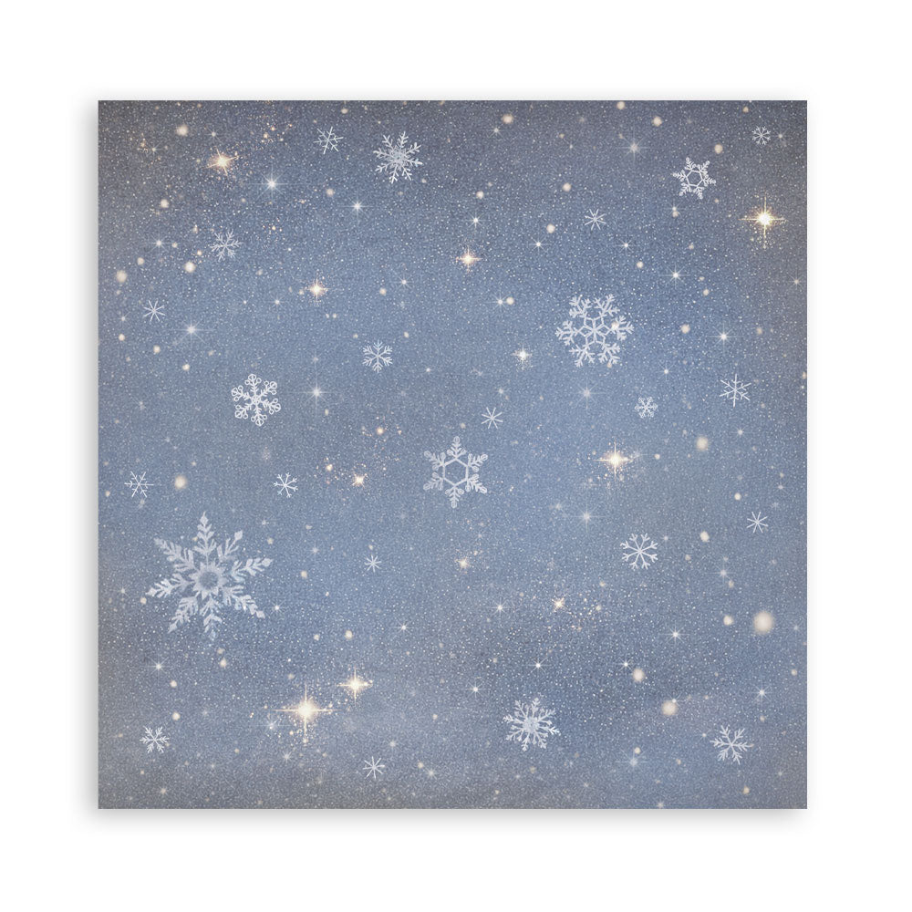 Stamperia Silent Night 8"x8" Single Face Pad - 22 Single Faced Sheets